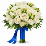 Свадебные букеты невесты из фрезий