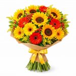 Букеты с герберами