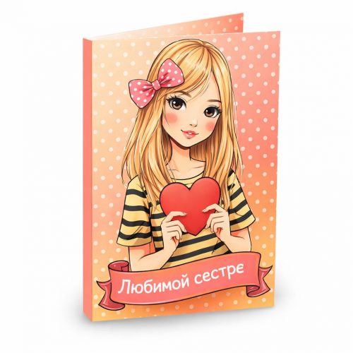 Открытка «Любимой сестре»
