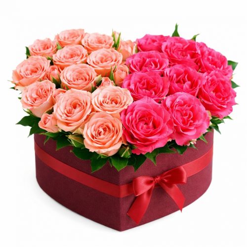 Цветы в коробке «Шелковый путь»