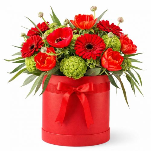 Цветы в коробке «Осенний вихрь»