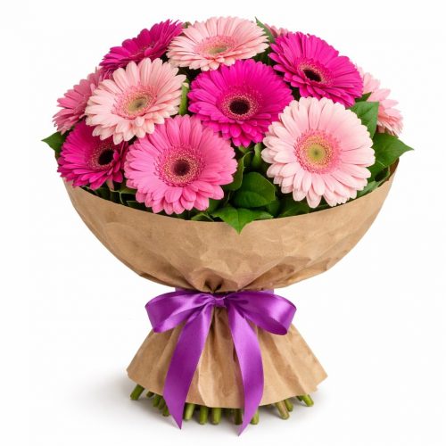 Букет из свежих цветов «Мега шарм»