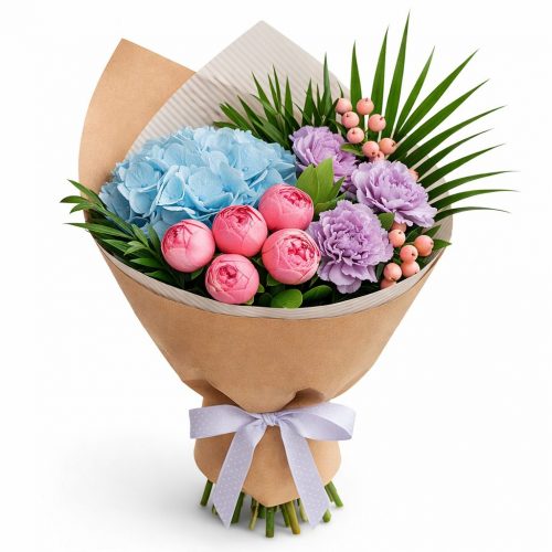 Букет из свежих цветов «Вдохновение»