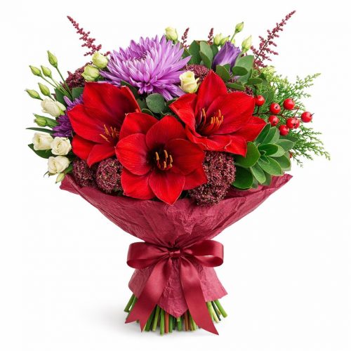 Букет цветов «Чувственный вихрь»