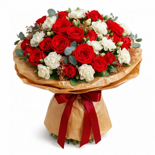 Букет цветов «Страсть и Нежность»