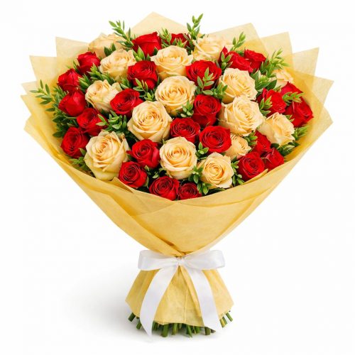 Букет цветов «Золотой свет»