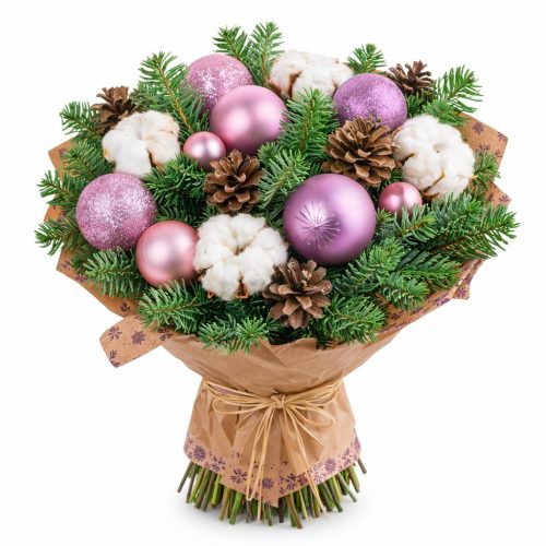 Флористический букет «Зимняя поэзия»