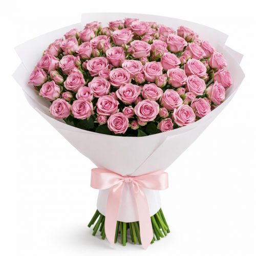 Монобукет роз «Фиолетовая мечта»